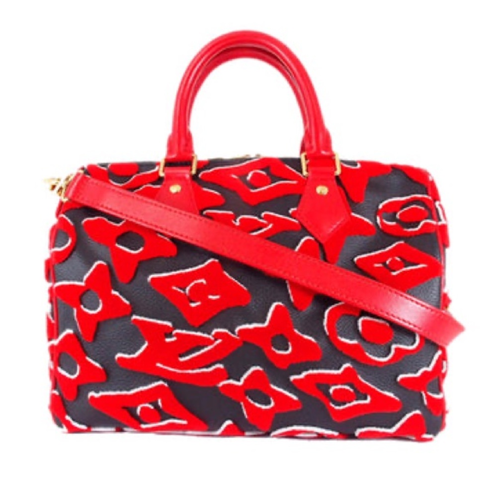 RARE Louis Vuitton Speedy Bandouliere Bag Limited Edition *Urs Fischer*